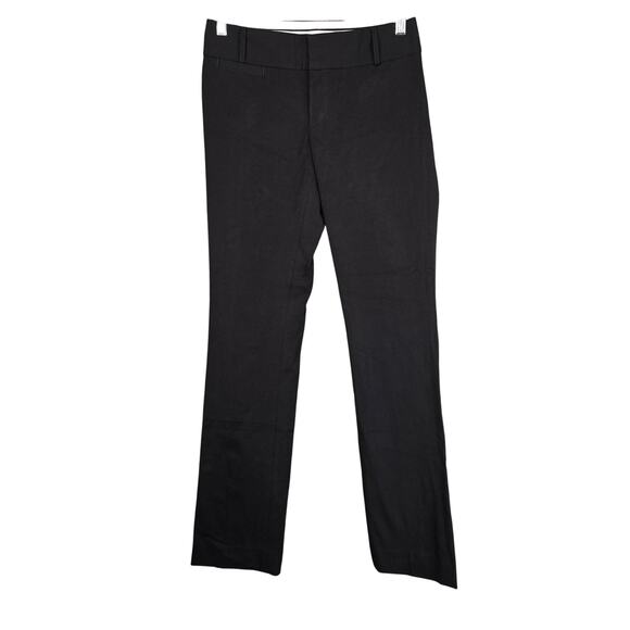Banana Republic Pants Womens 2 Black Sloan Fit Straight Leg Stretch Capsule NEW - Picture 1 of 10